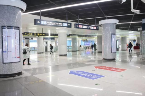 青岛五四广场地铁站覆盖联通5G